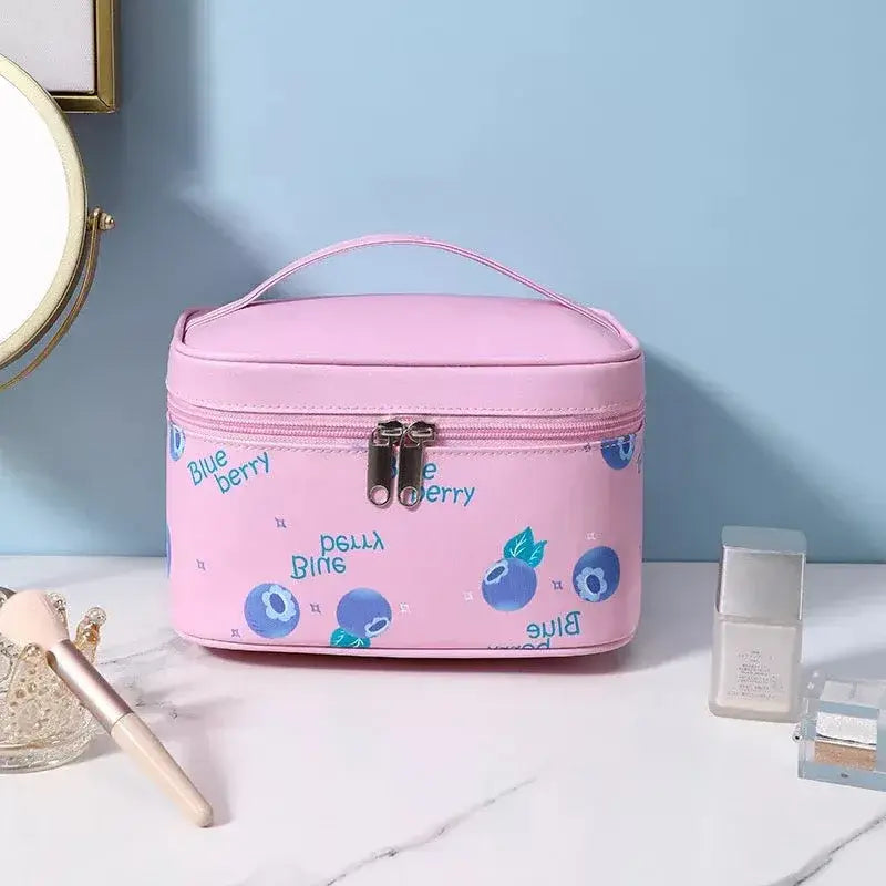 Sweet Summer Fruit Makeup Bag - Pink
